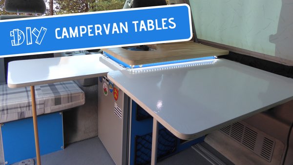 DIY Campervan tables