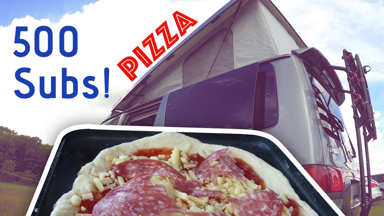 Cooking fresh Pizza in the campervan | RidgeMonkey