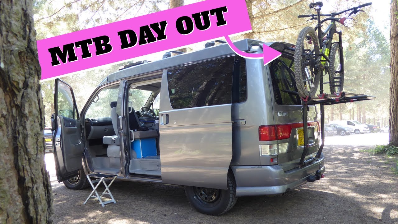 MTB Day Out in a Mazda Bongo Campervan