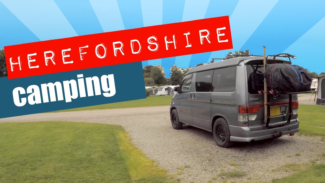 Camping in Herefordshire with Awning Tent