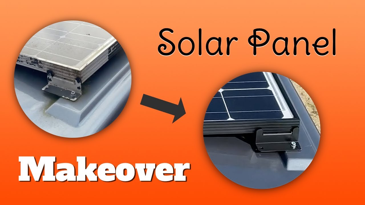 Campervan Solar Panel Respray / Makeover