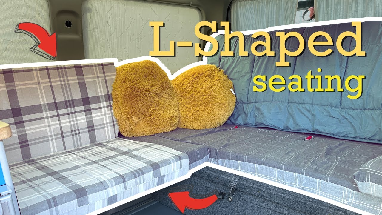 L Shape Seating + A new way of setting up the bed
