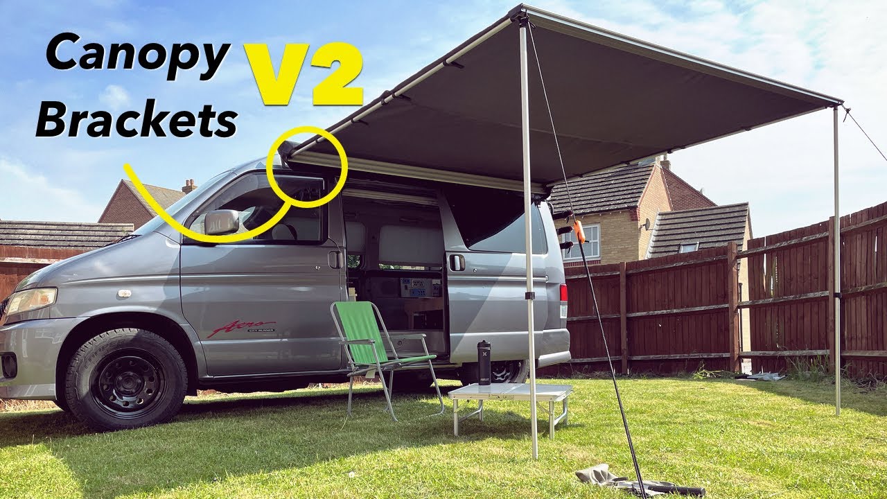 Canopy Brackets V2 for Mazda Bongo Aftermarket Roof