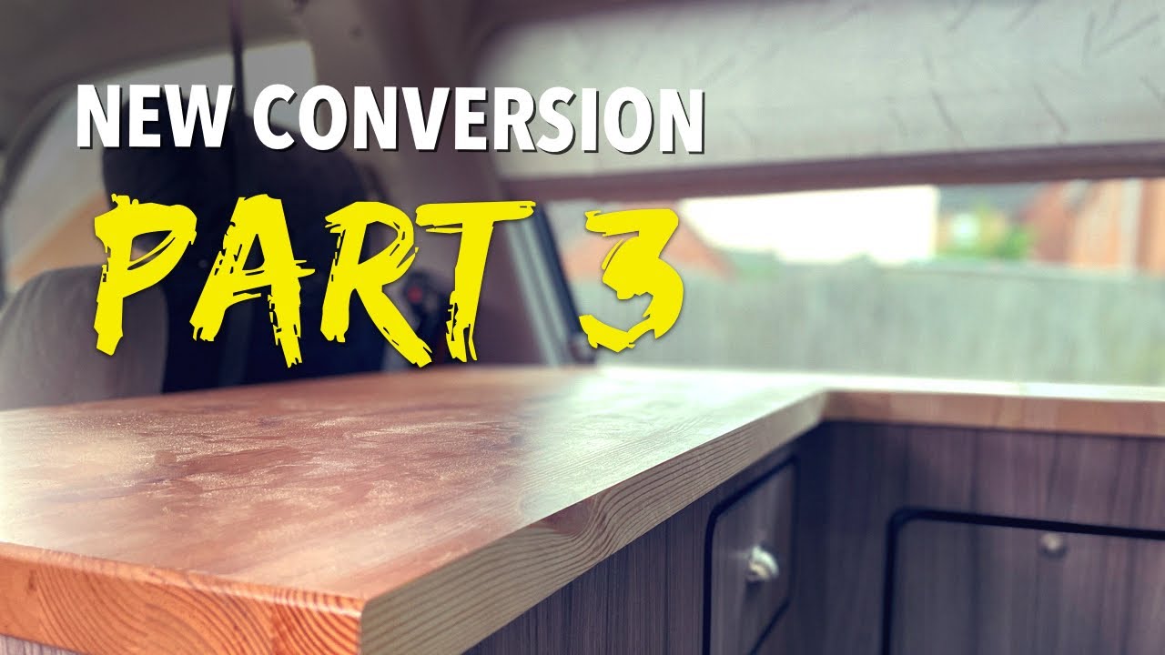 Conversion Part 3 | Installing a Tambour door & Worktop