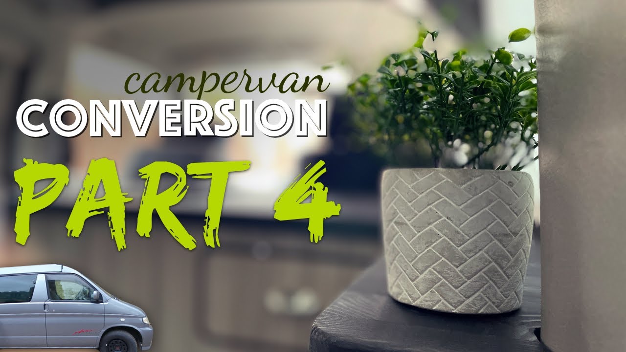 Conversion Part 4 | Installing a Sink & Staining Worktop