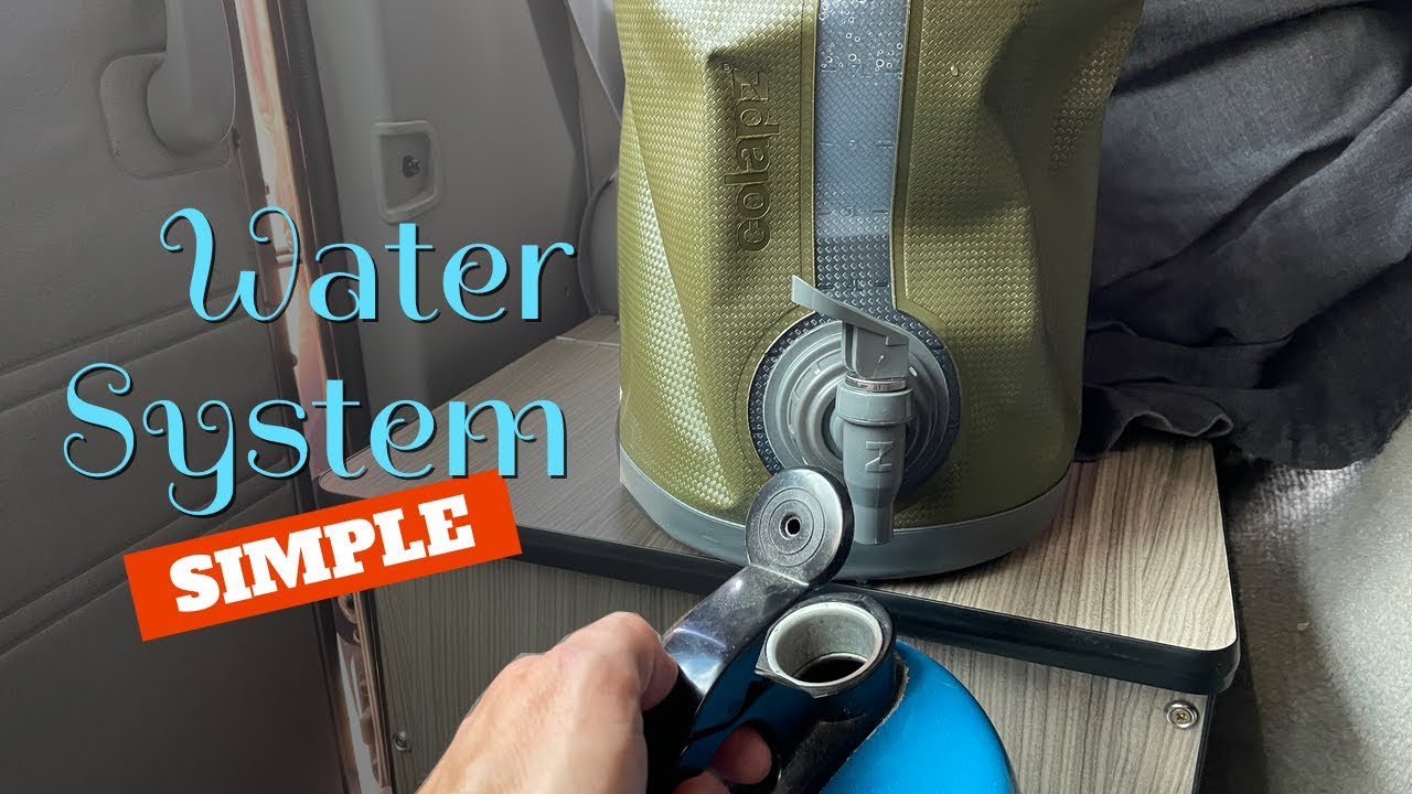 Simple Campervan Water System | Colapz water container