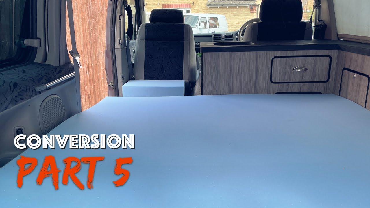 Campervan Foam Cushion Cutting & Electrical Wiring