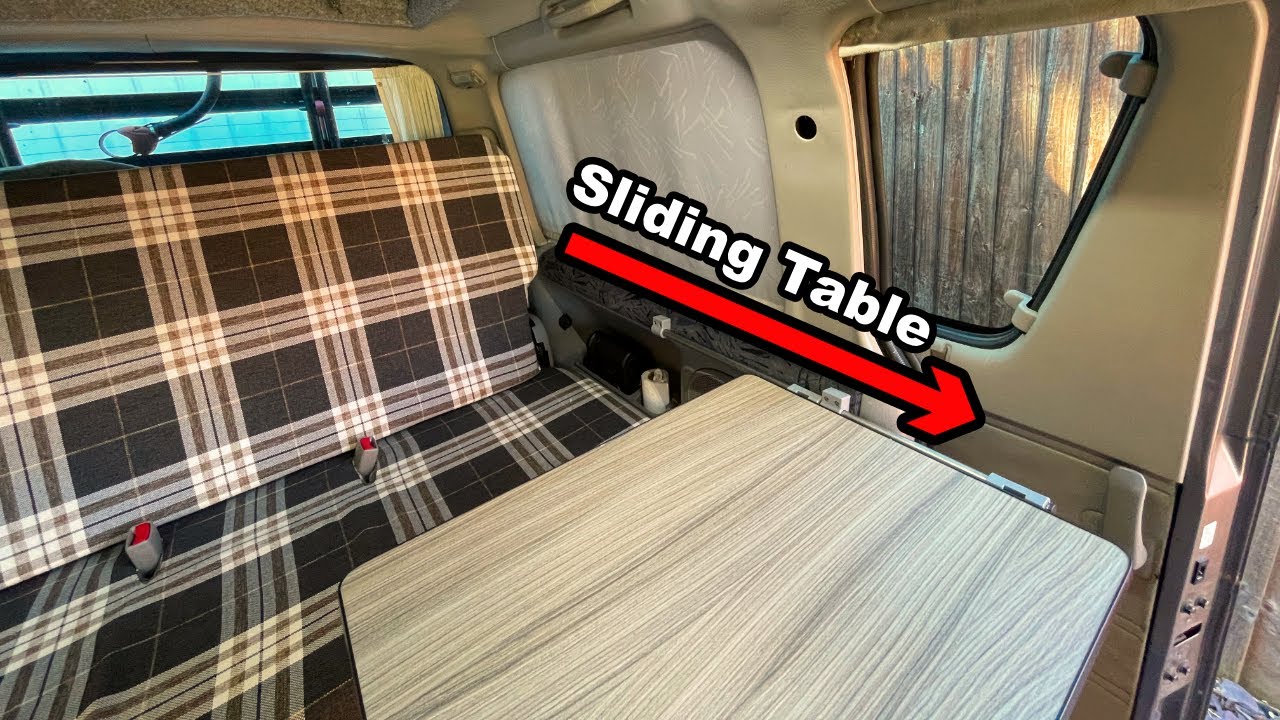 DIY Sliding Table for Your Campervan