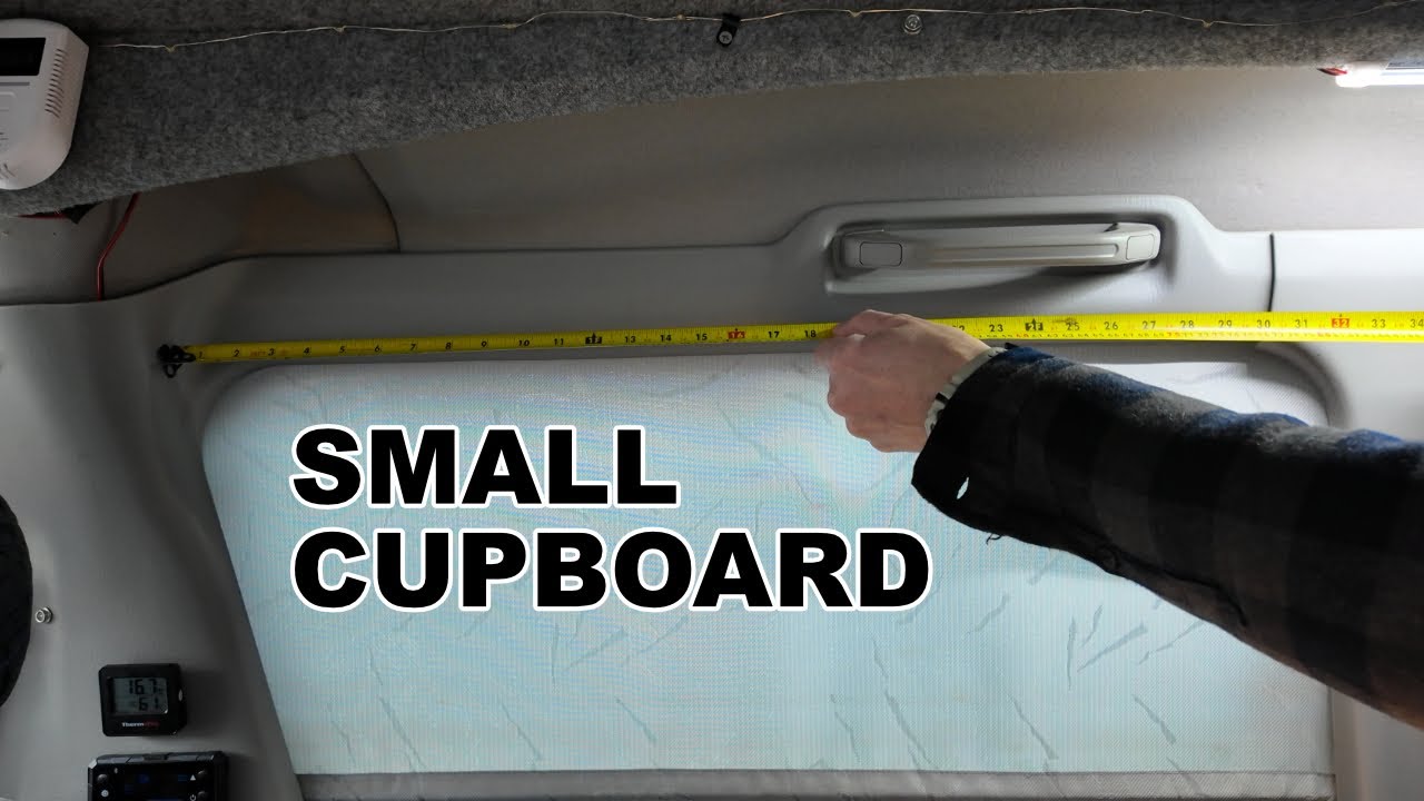 DIY Small Overhead Cupboard for my camper van